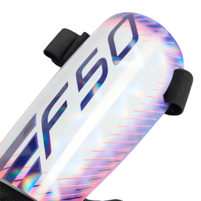 Adidas F50 Match Shin Guards Unisex - White/Pink/Purple Shin Guards Adidas
