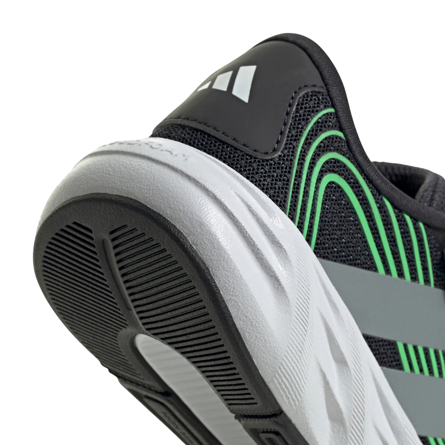 Adidas Galaxy 8 Running Shoe Kids - Grey/Green Running Shoes Adidas
