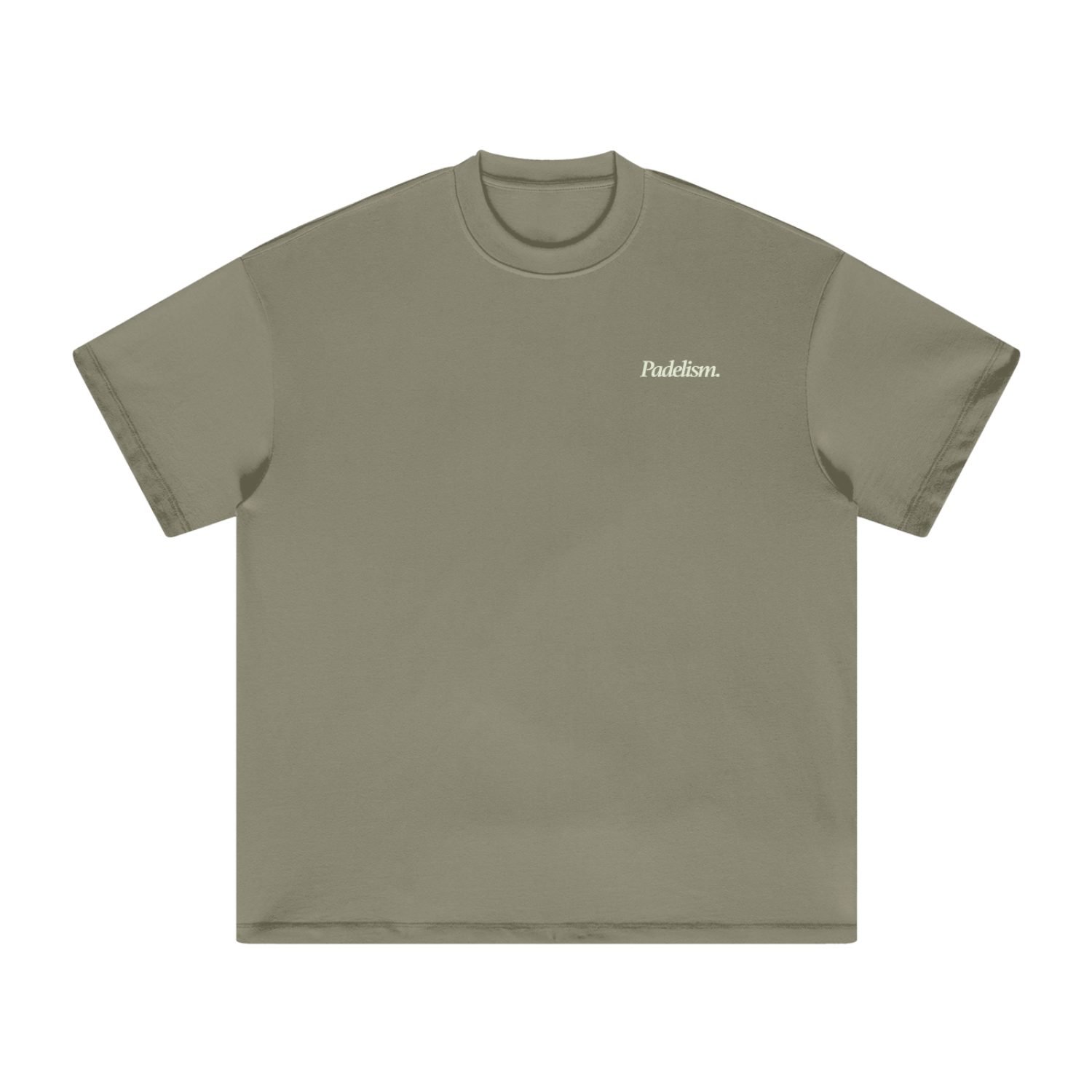Espresso - Heavyweight T-Shirt Gray Green Padelism