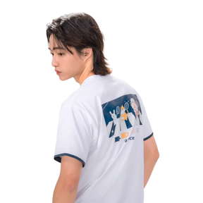 Jnice Pop Sports Training Tee Unisex - White Clothing Jnice