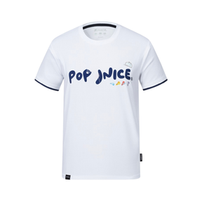 Jnice Pop Sports Training Tee Unisex - White Clothing Jnice
