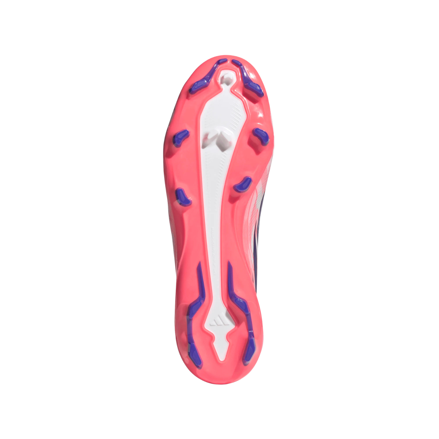 Adidas F50 Hyperfast League Mid FG Football Boots Unisex - White/Purple/Pink Football Boots Adidas