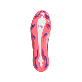 Adidas F50 Hyperfast League Mid FG Football Boots Unisex - White/Purple/Pink Football Boots Adidas