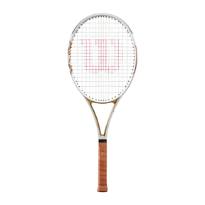 Wilson Roger Federer 01 Pro Hall of Fame 2026 Tennis Racket - White/Gold White Gold Tennis Rackets Wilson