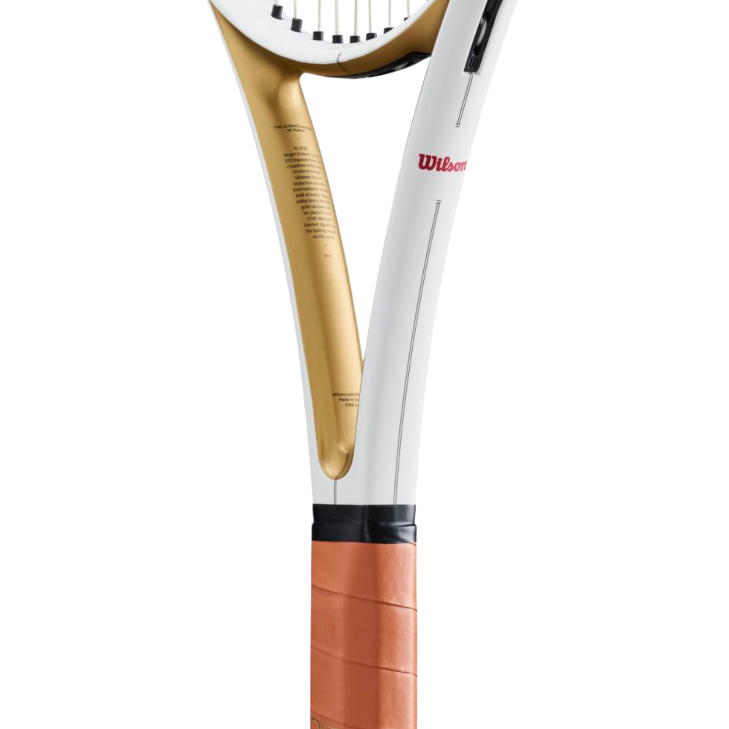 Wilson Roger Federer 01 Hall of Fame 2026 Tennis Racket - White/Gold Tennis Rackets Wilson