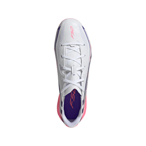 Adidas F50 Hyperfast League FG Football Boots Junior - White/Purple/Pink Football Boots Adidas