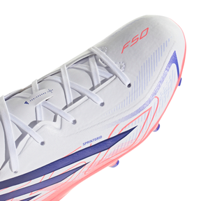 Adidas F50 Hyperfast League FG Football Boots Junior - White/Purple/Pink Football Boots Adidas