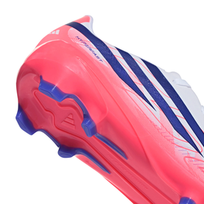 Adidas F50 Hyperfast League FG Football Boots Junior - White/Purple/Pink Football Boots Adidas