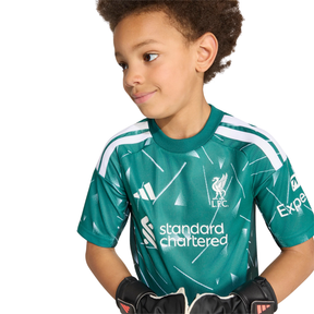 Adidas Liverpool F.C. 26/27 Goalkeeper Kids Set - Green Clothing Adidas