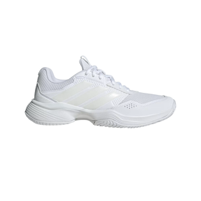 Adidas GameCourt 3 Tennis Shoes Women - White/Silver/White White Silver White Tennis Shoes Adidas