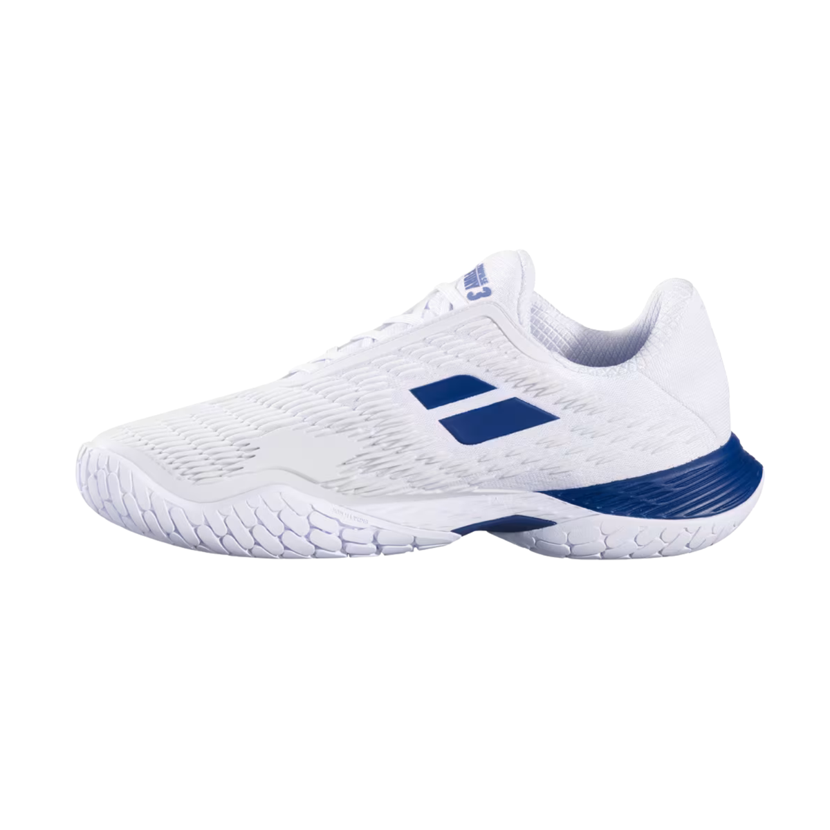 Babolat Propulse Fury 3 All Court Men - White/Dark Blue Tennis Shoes Babolat