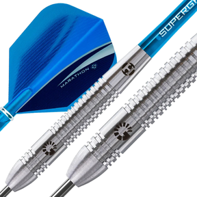 Harrows Genesis 25GR Steel Tip Darts - Blue Darts Harrows