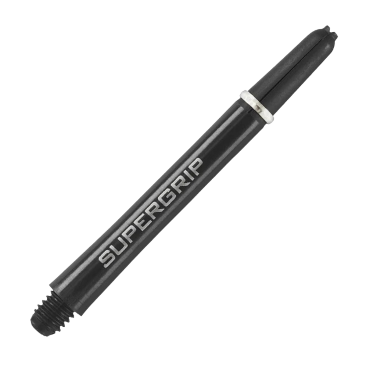 Harrows Supergrip Medium Shaft - Black/Silver Darts Accessories Harrows