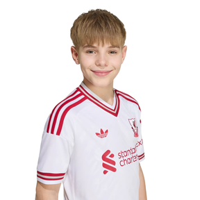 Adidas Liverpool F.C. 26/27 Away Jersey Kids - White Clothing Adidas