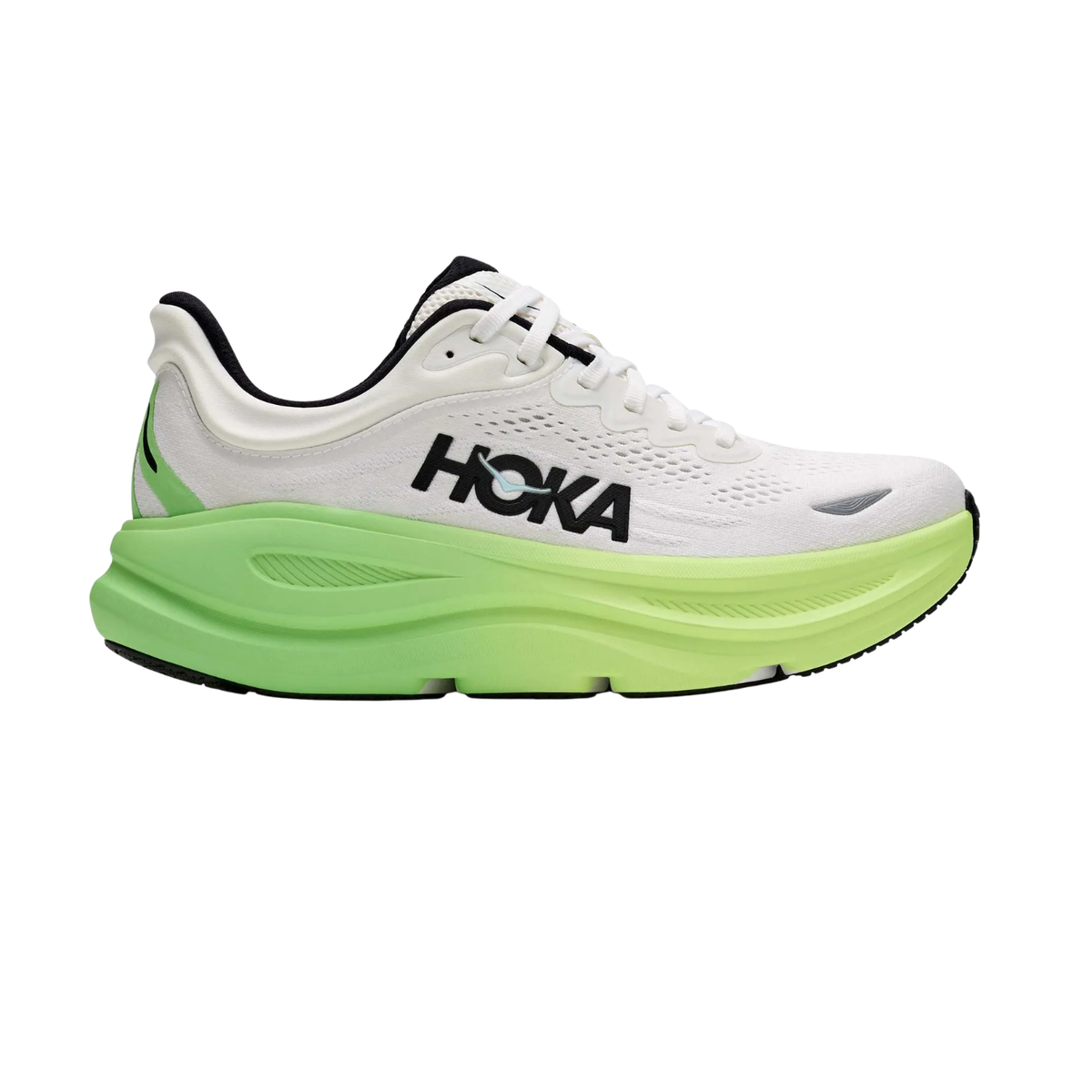 Hoka Bondi 9 Running Shoe Women - White/Tart Apple White Tart Apple Running Shoes Hoka