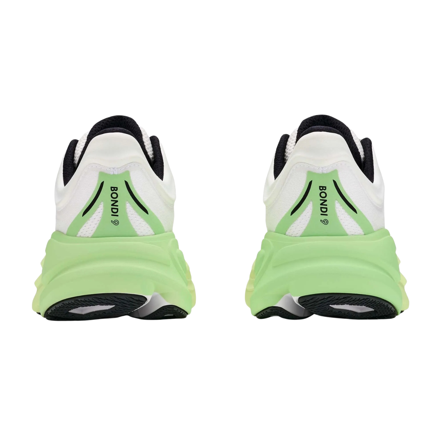 Hoka Bondi 9 Running Shoe Women - White/Tart Apple by Hoka