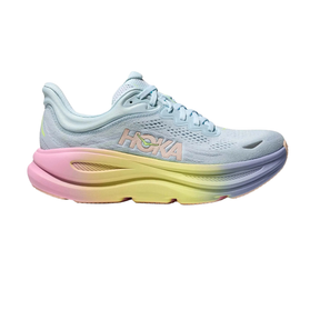 Hoka Bondi 9 Running Shoe Women - Glimmering Blue/Overcast by Hoka