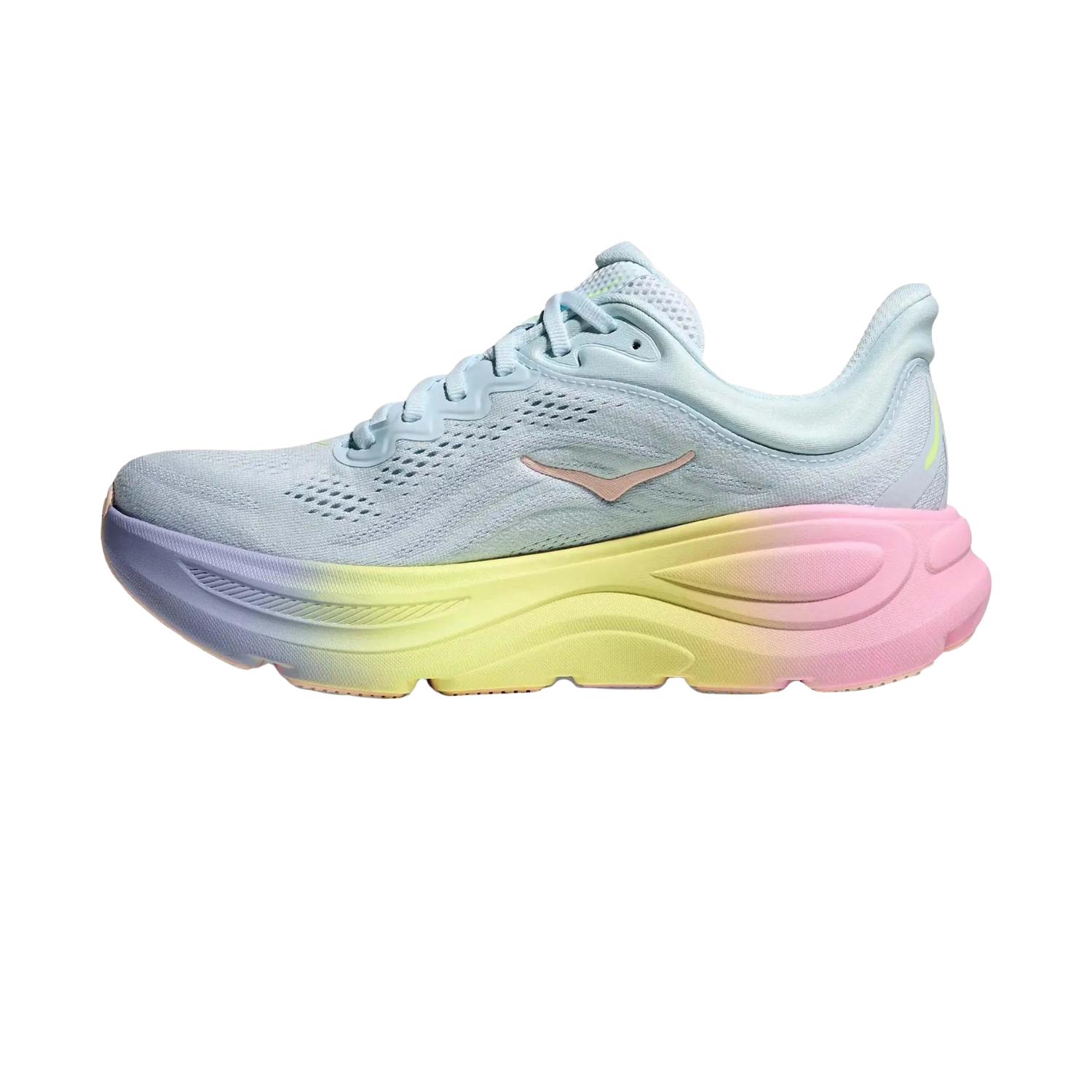 Hoka Bondi 9 Running Shoe Women - Glimmering Blue/Overcast by Hoka