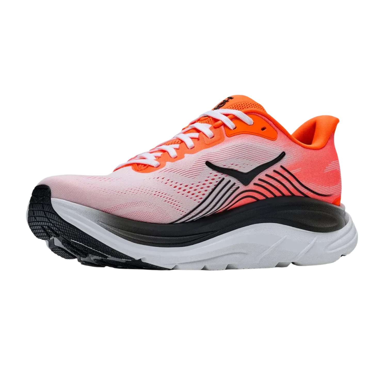 Hoka Clifton 11 Running Shoe Men - Neon Tangerine/Frost by Hoka