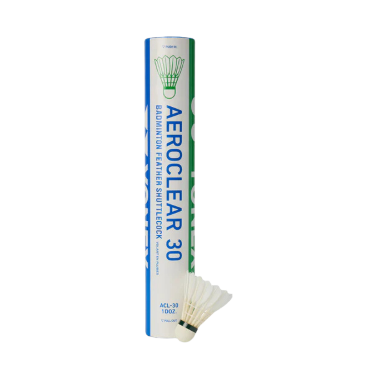 Yonex Aeroclear 30 Feather Badminton Shuttlecocks - White - From £29.64 White Speed 3 Feather Shuttle Yonex