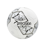 Precision Fusion FIFA Basic Training Football - Sizes 3, 4 & 5 White Silver Black White S3 Footballs Precision