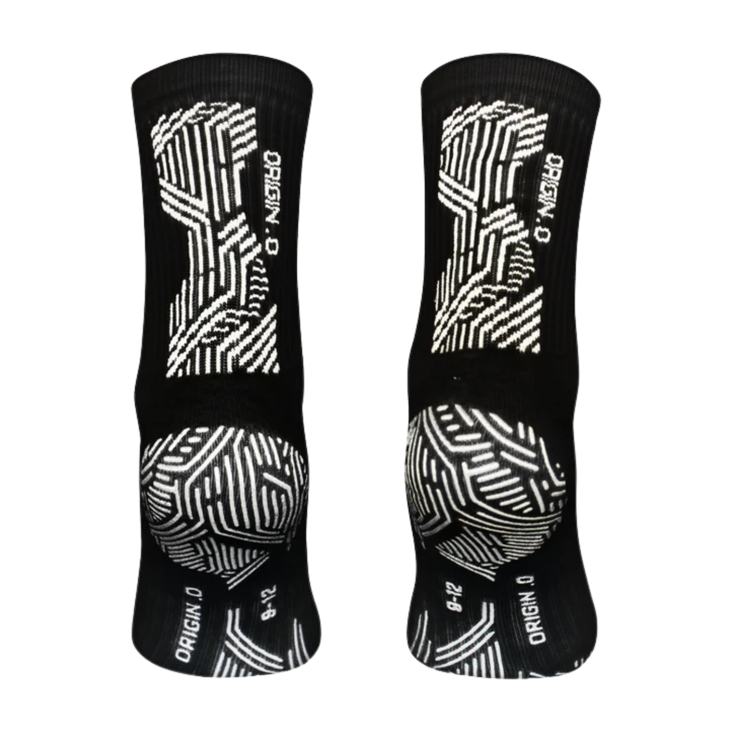 Precision Origin.0 Grip Socks Adult - Black/White (730Y) Socks Precision