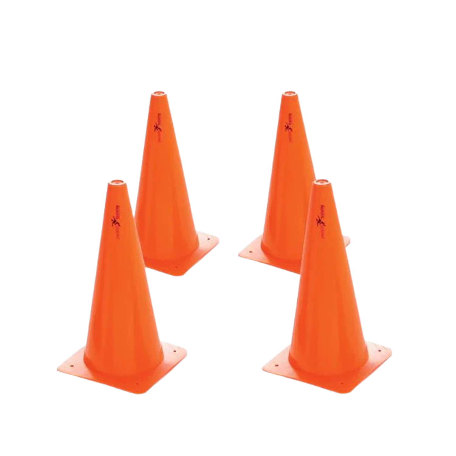 Precision 12" Traffic Cones Set of 4 - Orange (TR561) Training Cones Precision