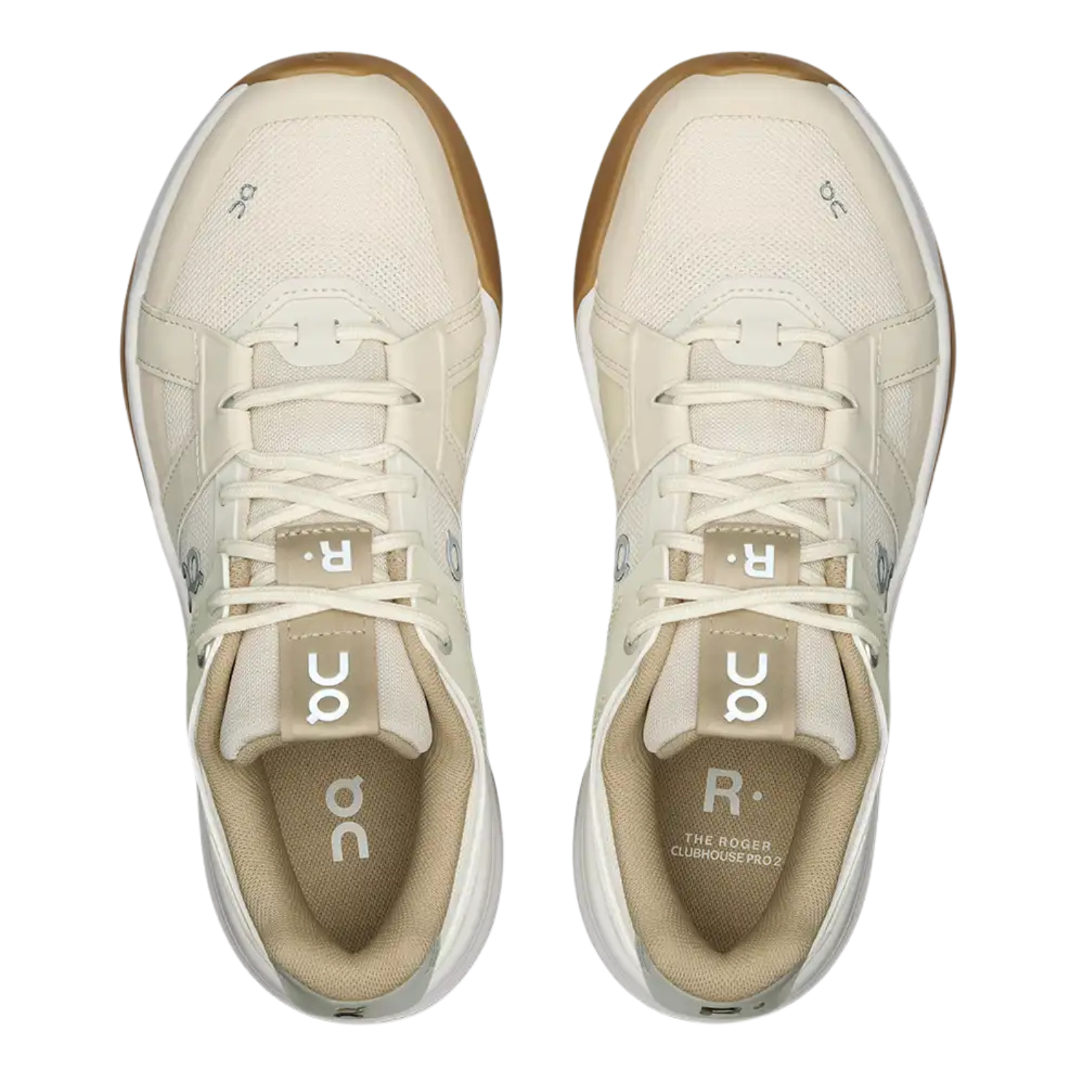On Running The Roger Clubhouse Pro 2 Tennis Shoe Women - Grain/Dew Tennis Shoes On Running