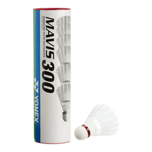 Yonex Mavis 300 Fast 1/2 dozen - White From £10.15 White One Size Synthetic Shuttle Yonex