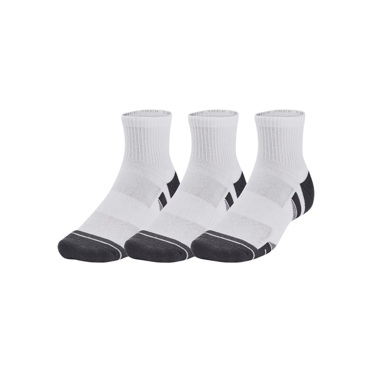 Under Armour Performance Tech 3pk Quarter Socks 1379510 by Under Armour