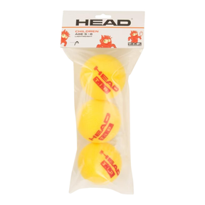 Head T.I.P. Red Foam Tennis Balls - 3 Ball Tube (578463) Tennis Balls Head