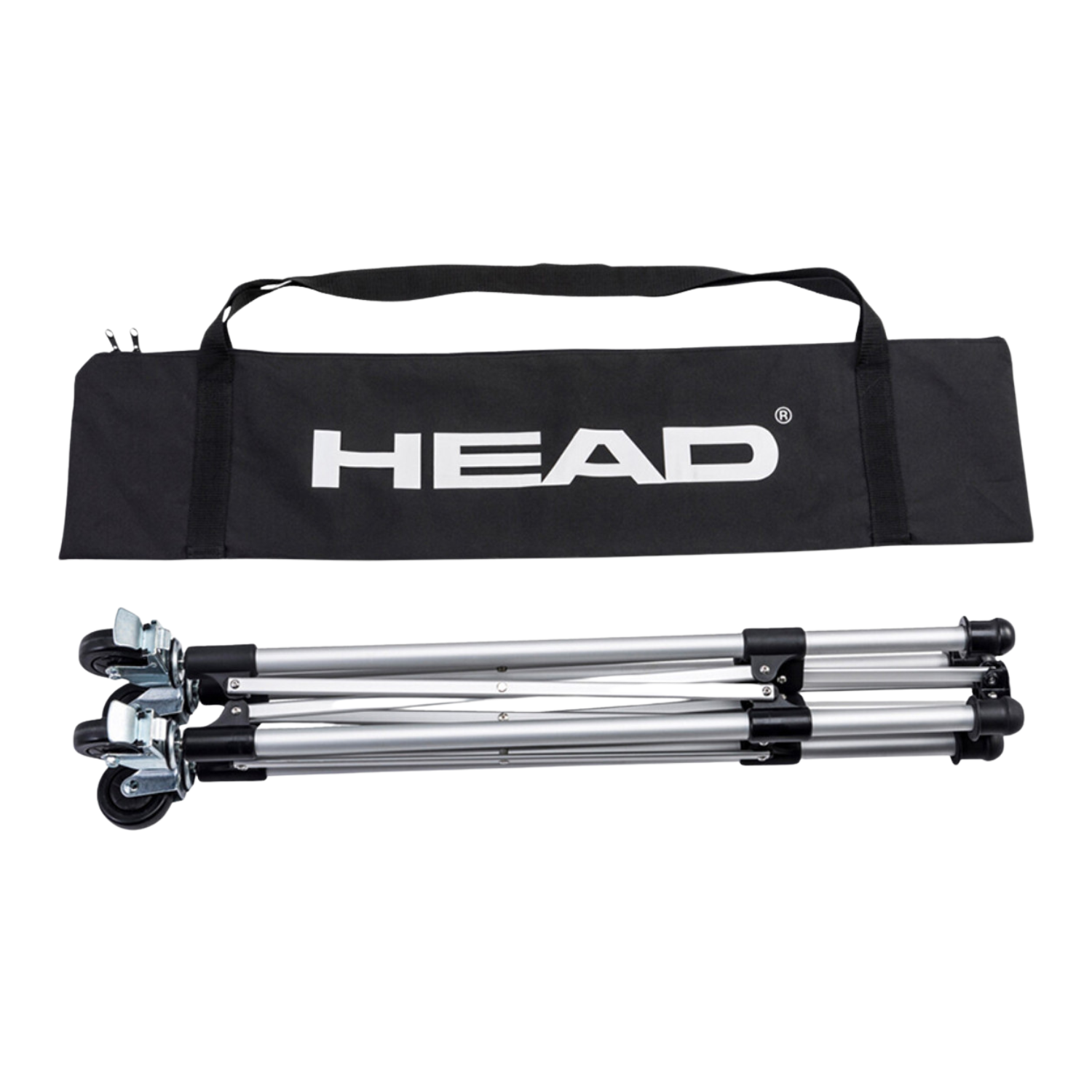 Head tennis ball trolley, side view
