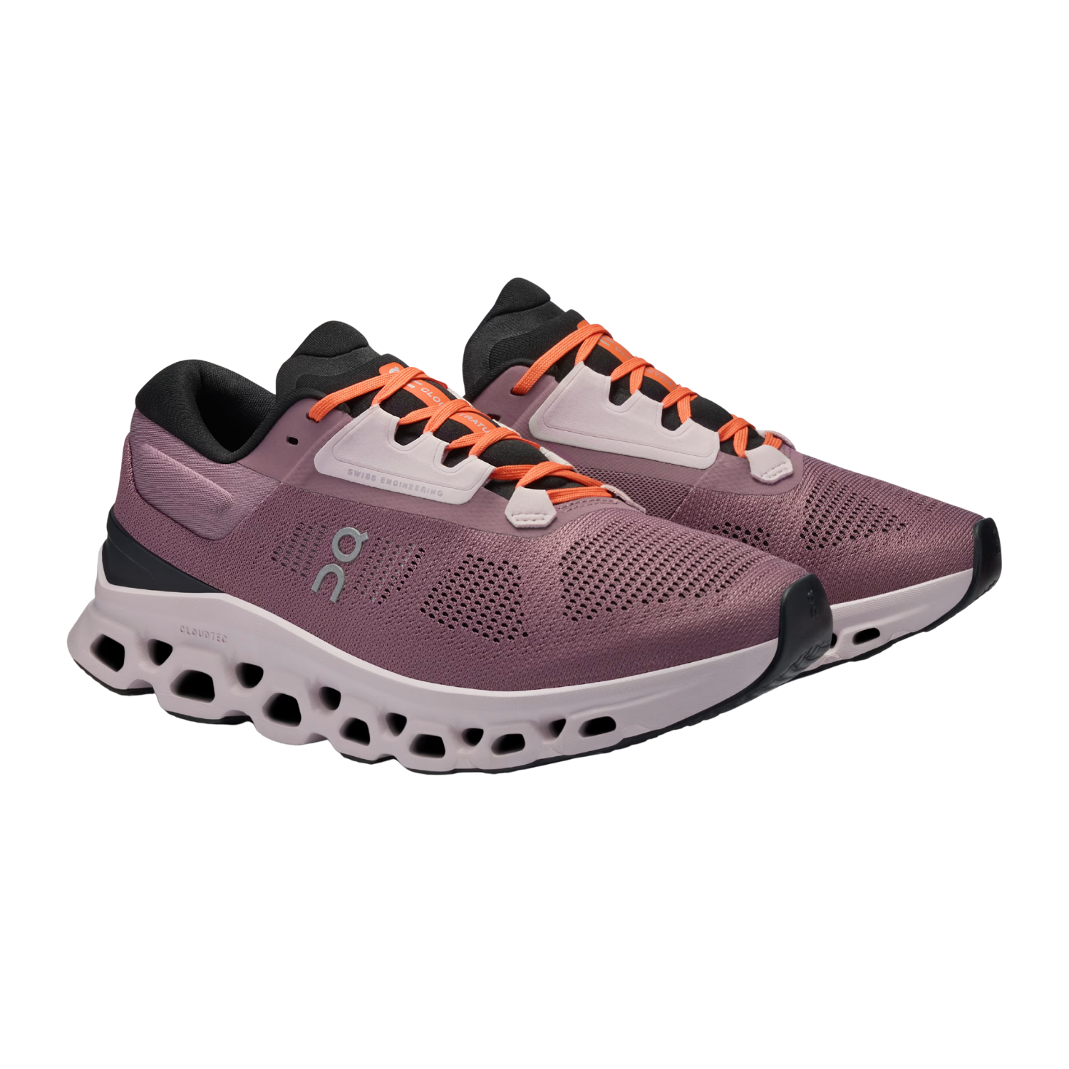 On Cloudstratus 3 Women's Road Running Shoes - Mauve Running Shoes On Running