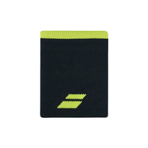 Babolat Logo Jumbo Wristband Unisex Single - Grey/Yellow