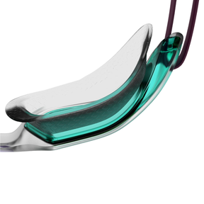 Speedo Hydropulse Junior swimming goggles, Purple/Blue, side view