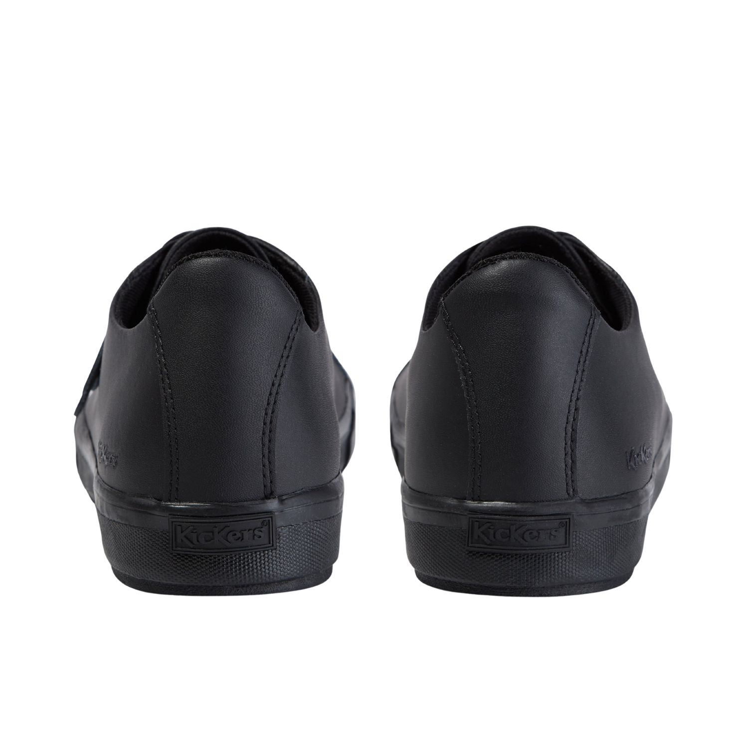 Kickers Tovni Lacer adult leather shoes, black, alternative view