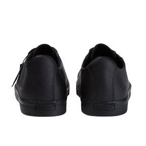 Kickers Tovni Lacer youth school shoes, black leather, alternative view