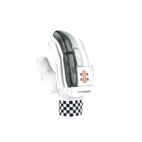 Gray-Nicolls GN400X Cricket Batting Gloves Right Hand - White/Silver Batting Gloves Gray-Nicolls