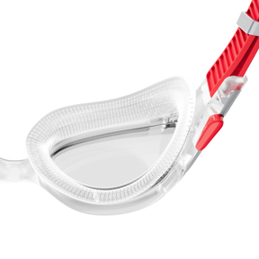 Speedo Biofuse 2.0 Swimming Goggles - Clear/Red