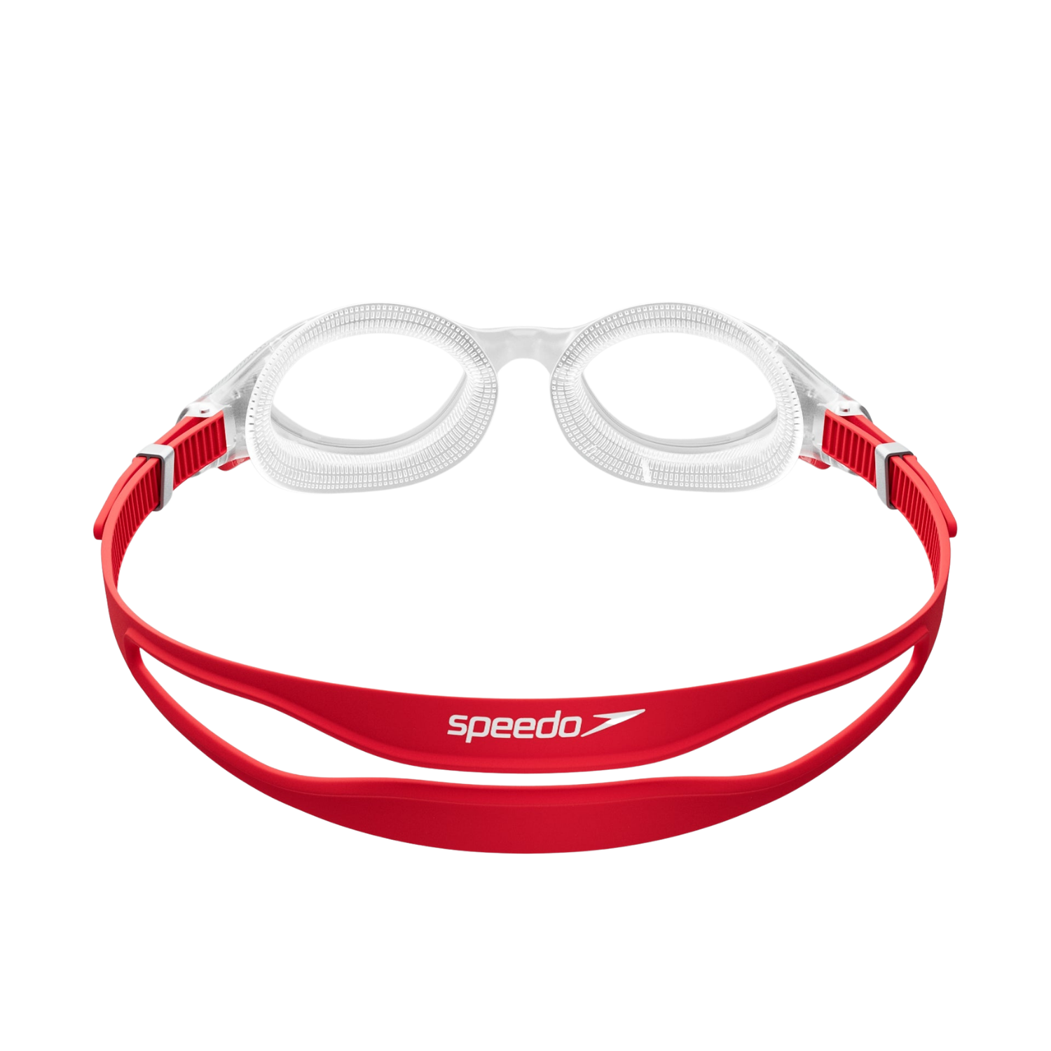 Speedo Biofuse 2.0 Swimming Goggles - Clear/Red