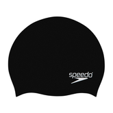 Speedo Moulded Silicone Swim Cap Black O S Swimming Cap Speedo