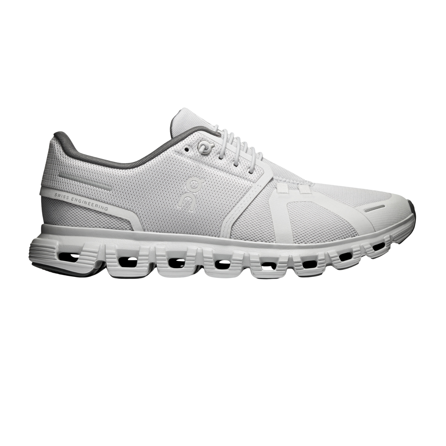 On Running Cloud 6 Running Shoe Women, Glacier/Eclipse, back view