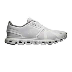 On Running Cloud 6 Running Shoe Women, Glacier/Eclipse, back view