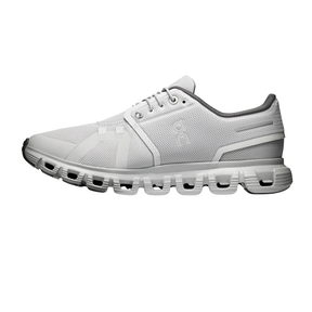 On Running Cloud 6 Running Shoe Women, Glacier/Eclipse, front view