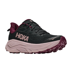 Hoka Challenger 8 Running Shoe Women, Black/Pink Opal, side view