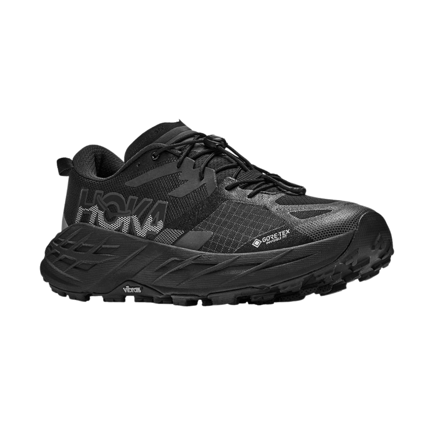 Hoka Speedgoat 7 GTX Trail Shoe Men, Black/Carbon Black, side view