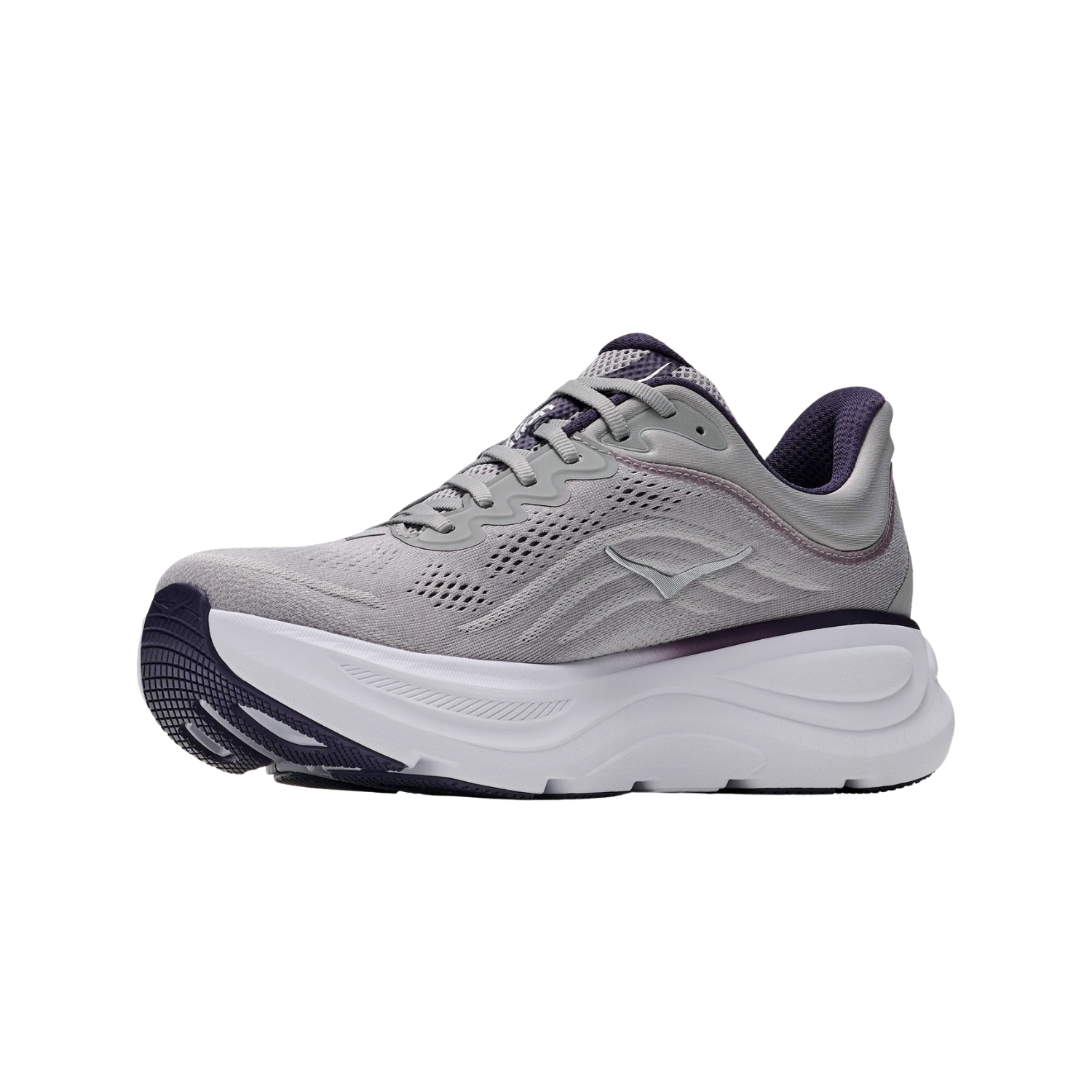 Hoka Bondi 9 Running Shoe Men, Stellar Grey/Squid Ink, detail view