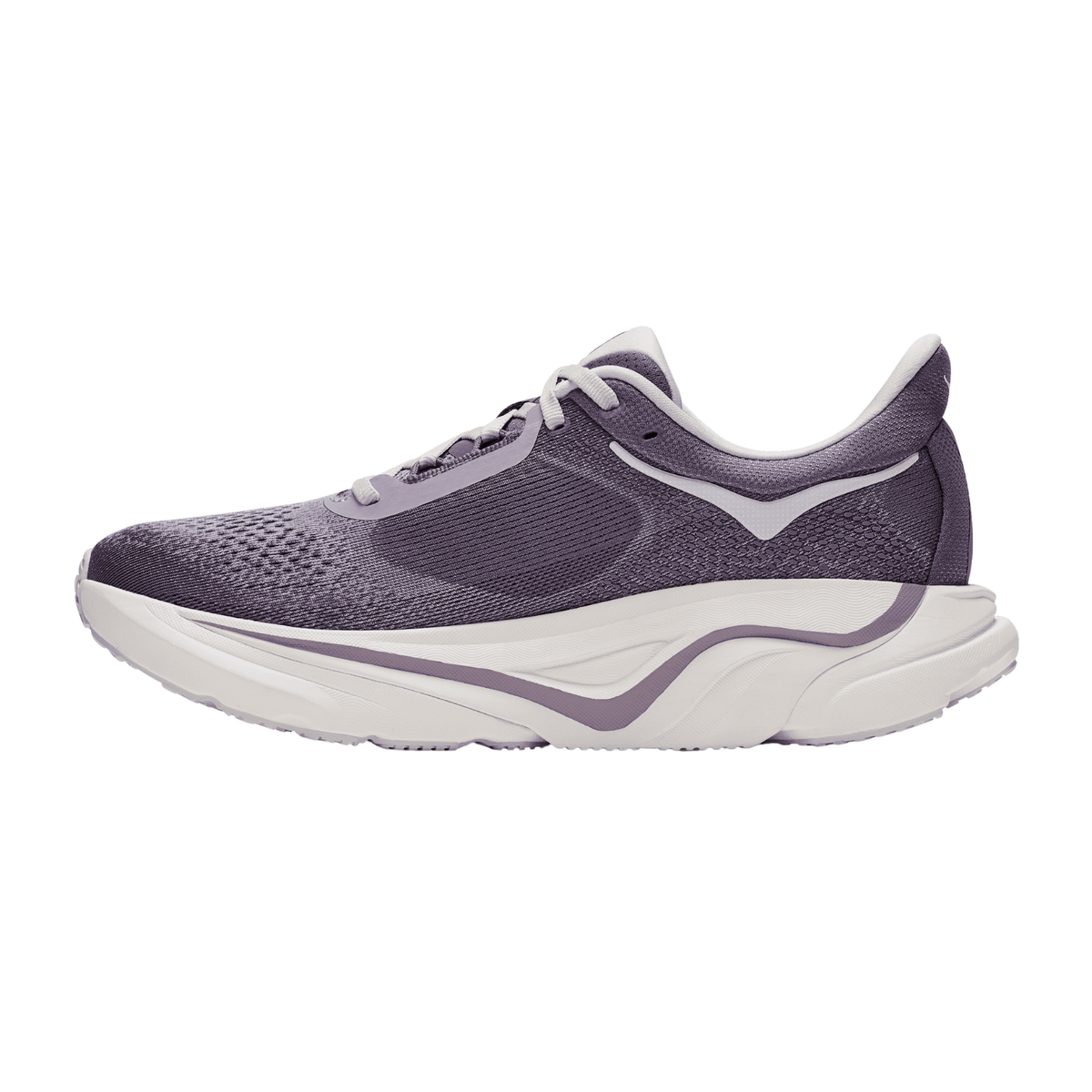 Hoka Arahi 9 Running Shoe Women, Purple Fog/Mellow Lilac, back view