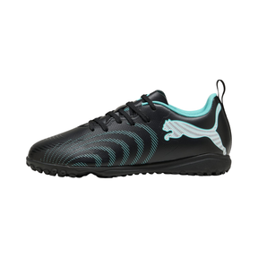PUMA Future 9 Play TT Junior Football Boots - Black/Mint/White Black Mint White Football Boots PUMA