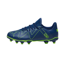 Puma Future Play FG/AG Junior Football Boots, Navy, front view
